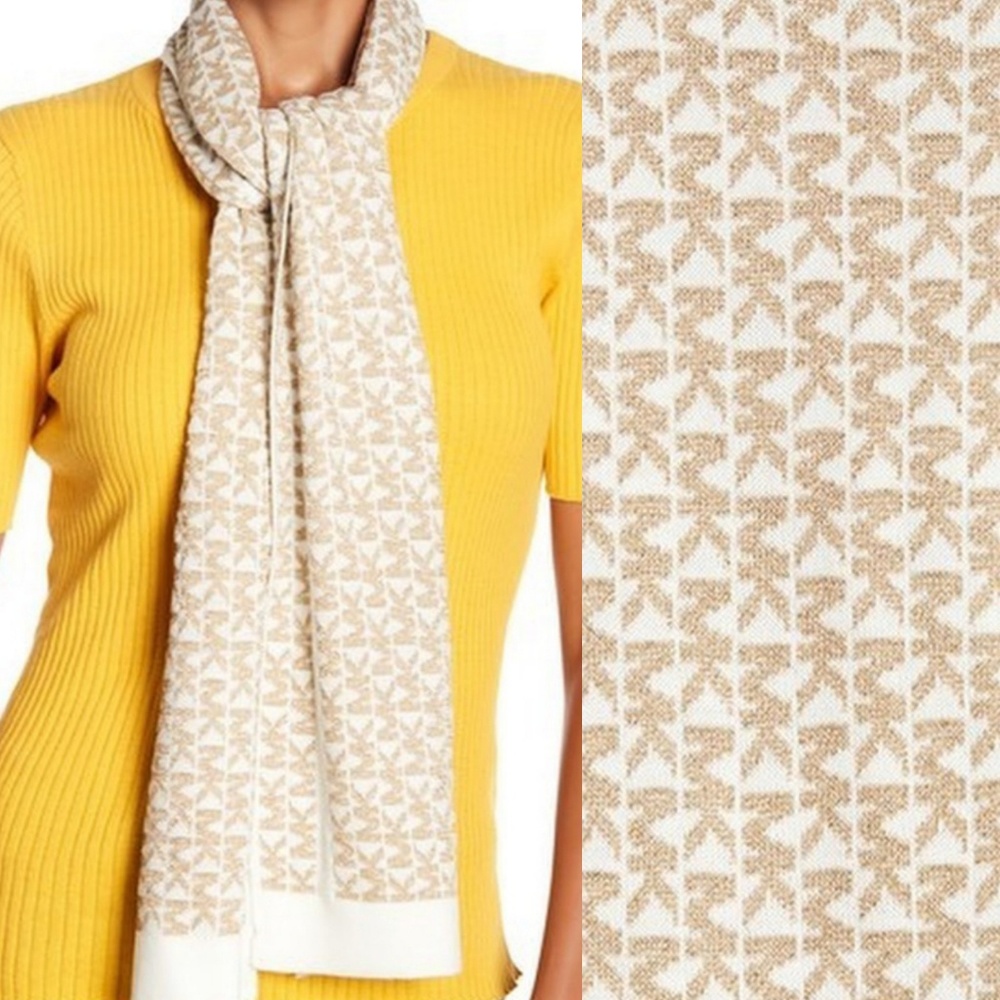 Michael Kors Metallic Scarf - Picture 2 of 4